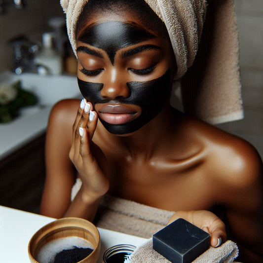 How to use black soap for face overnight